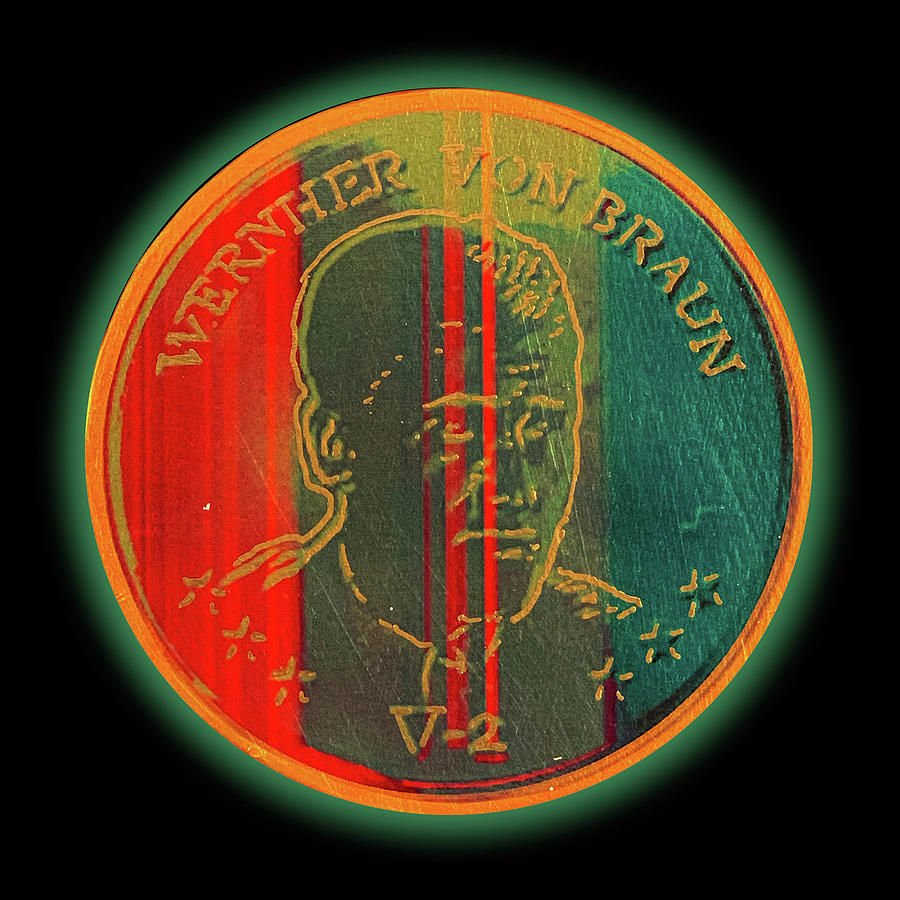 Wernher Von Braun V1A Mixed Media by Wunderle Wernher Von Braun V1A Mixed Media by Wunderle