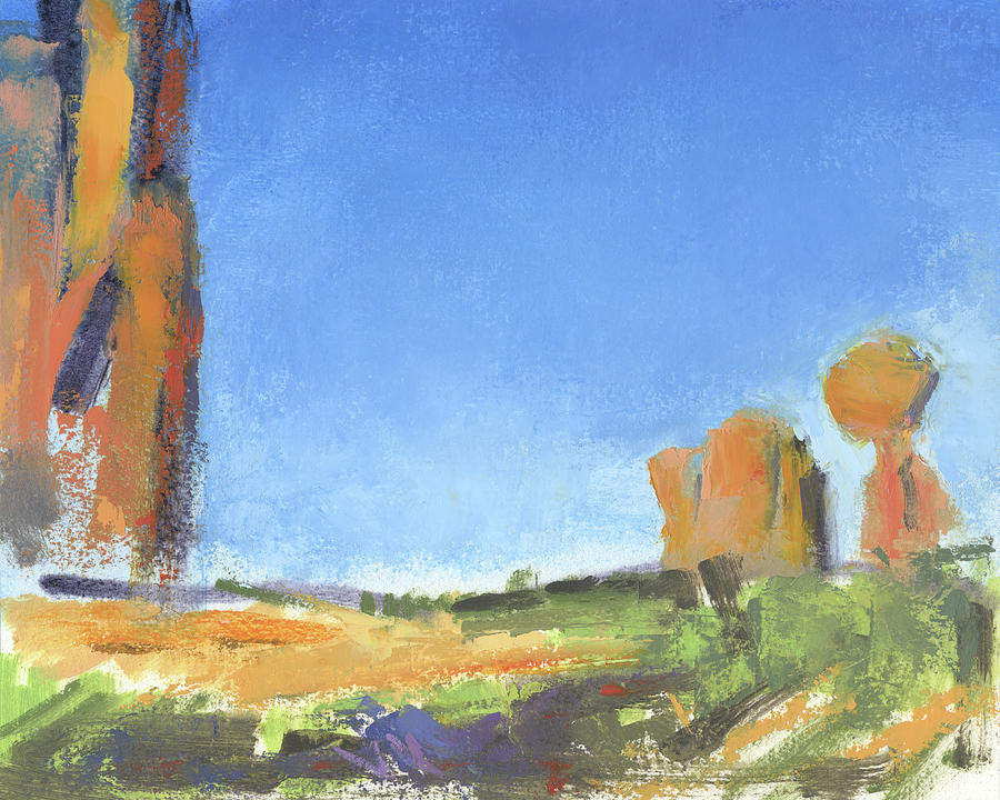 Arches National Park Painting - West 202012 by Chris N Rohrbach