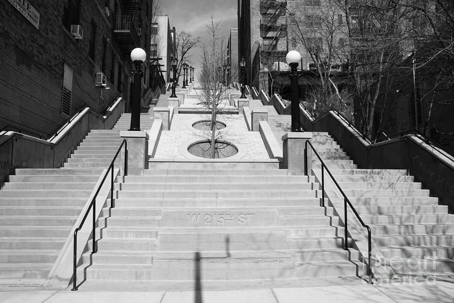 West 215th Street Stairs Photograph by Cole Thompson
