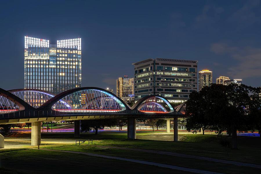 West 7th Street Bridge - 10714 Photograph by Wall Art Of Texas West 7th Street Bridge - 10714 Photograph by Wall Art Of Texas