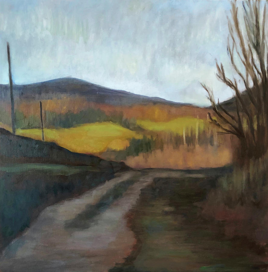 West Asheville Ridge Painting by John Morris