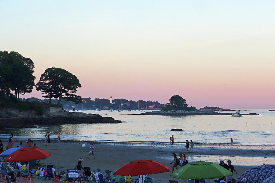 West Beach Beverly MA Sunset on the Fourth of July Photograph by Toby ...