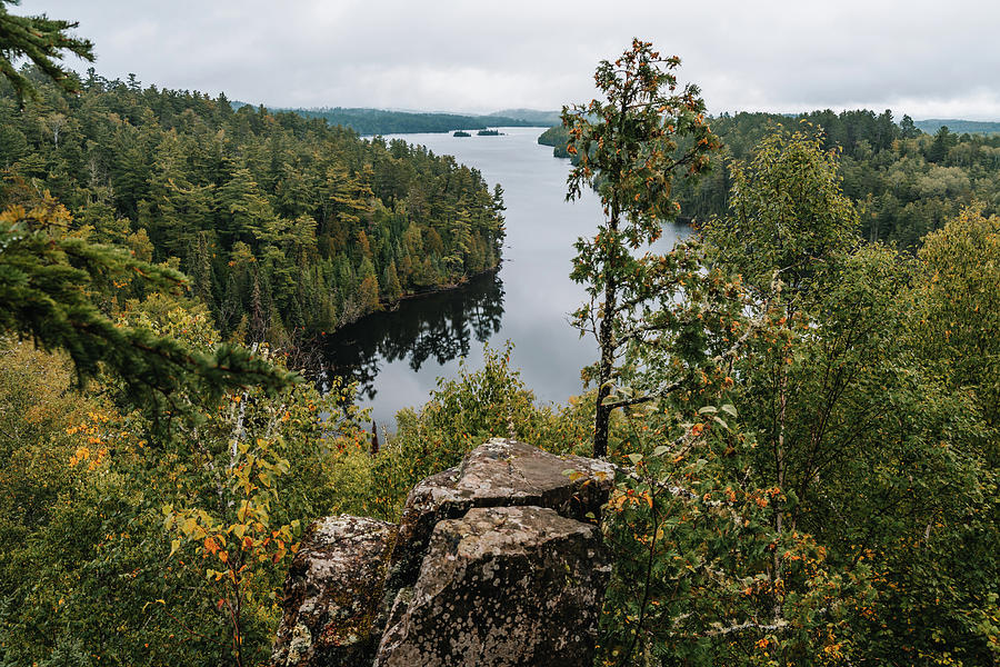 West Bearskin Lake Overlook I Photograph by Bella B Photography Fine