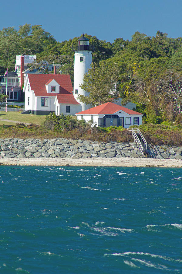 West Chop Light Photograph by Nautical Chartworks