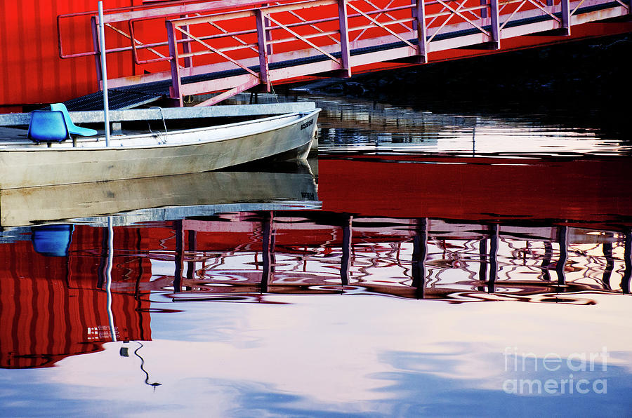 Boat Photograph - West Coast Reflections by Bob Christopher
