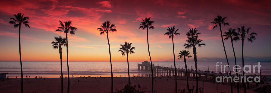West Coast Sunset Beach Photograph by Marco Crupi
