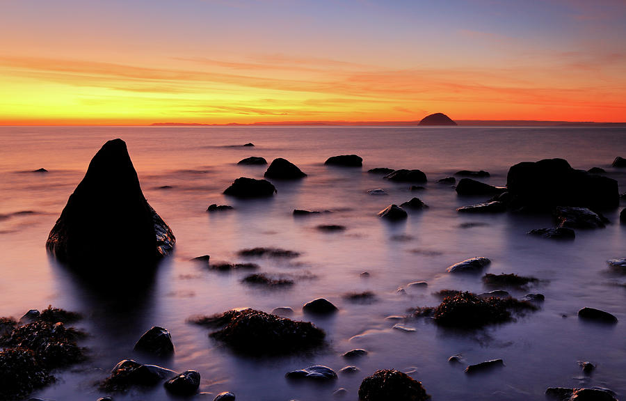 Sunset Photograph - West coast Sunset by Grant Glendinning
