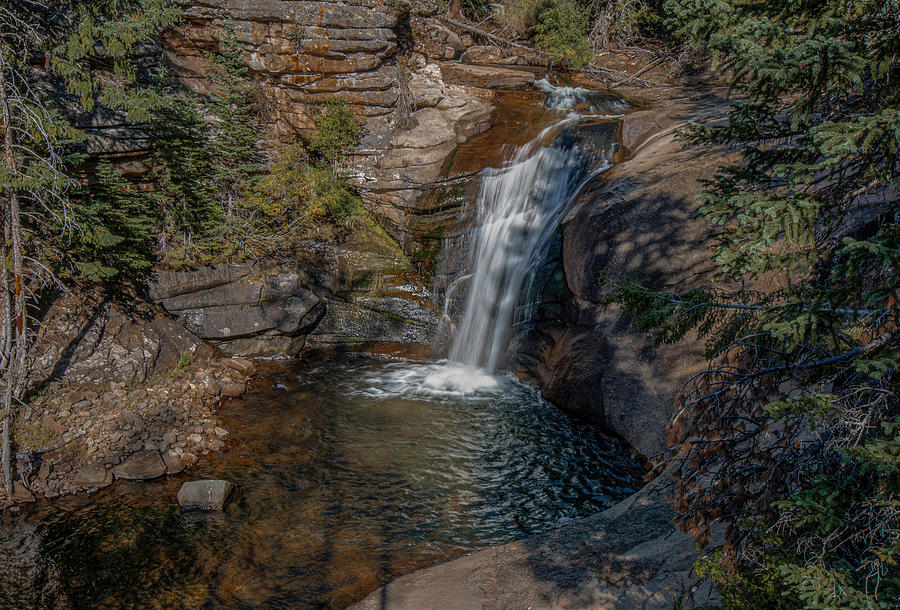 West Creek Falls RMNP Photograph by Brian Howerton