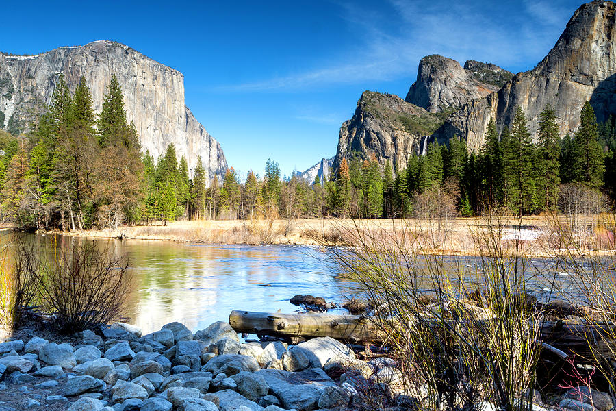 Yosemite National Park Photograph - West End Of Yosemite Valley by Her Arts Desire