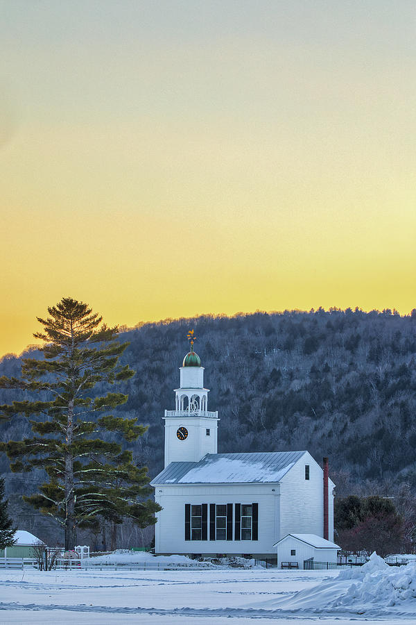 West Fairlee Vermont Post Mills Congressional Church Photograph by ...