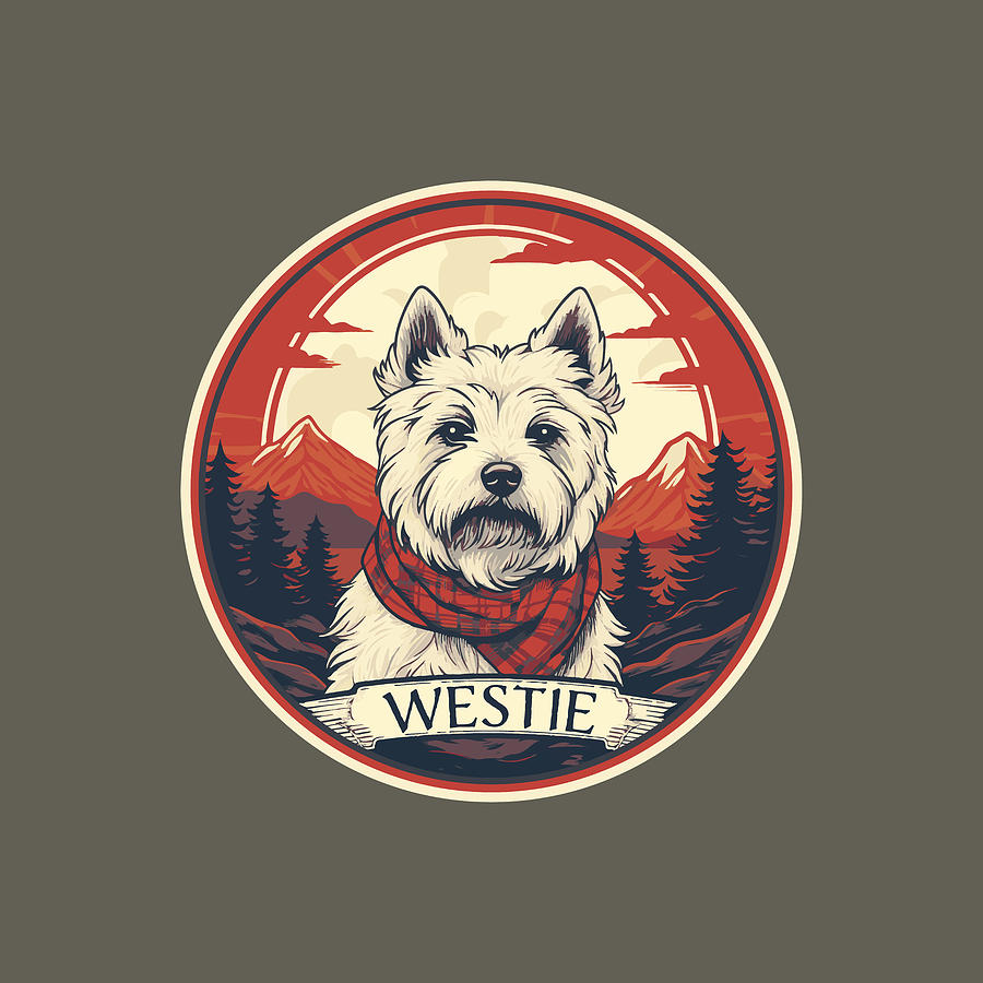 West Highland White Terrier Digital Art