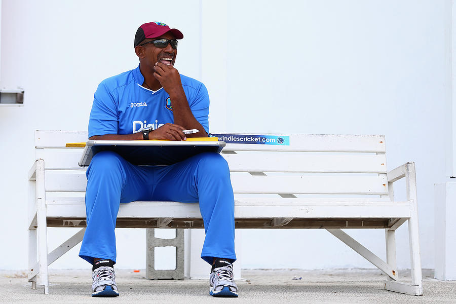 West Indies Nets Session In Antigua Photograph by Michael Steele