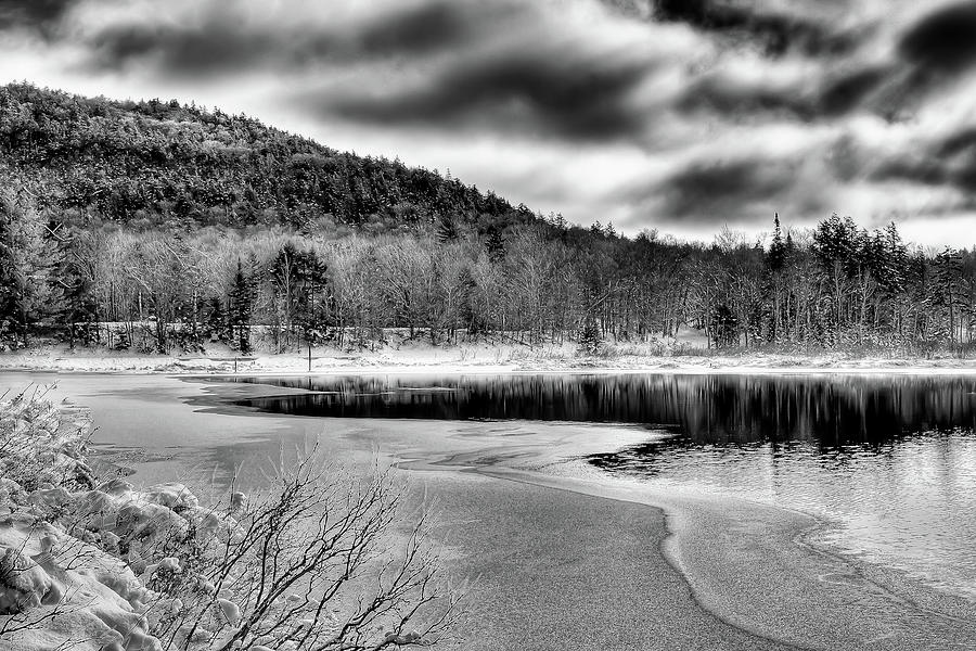 West Lake Winter Photograph by David Patterson