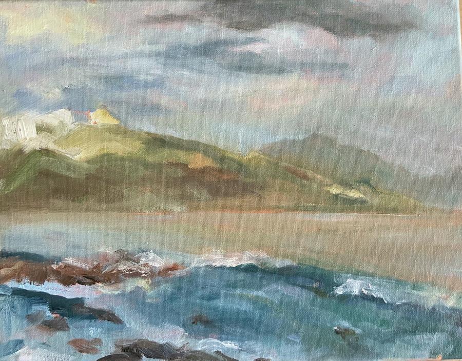 West Maui Mountains Painting by Margaret Elliott