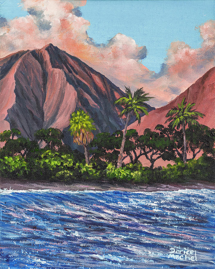 West Maui Sunset Painting by Darice Machel McGuire