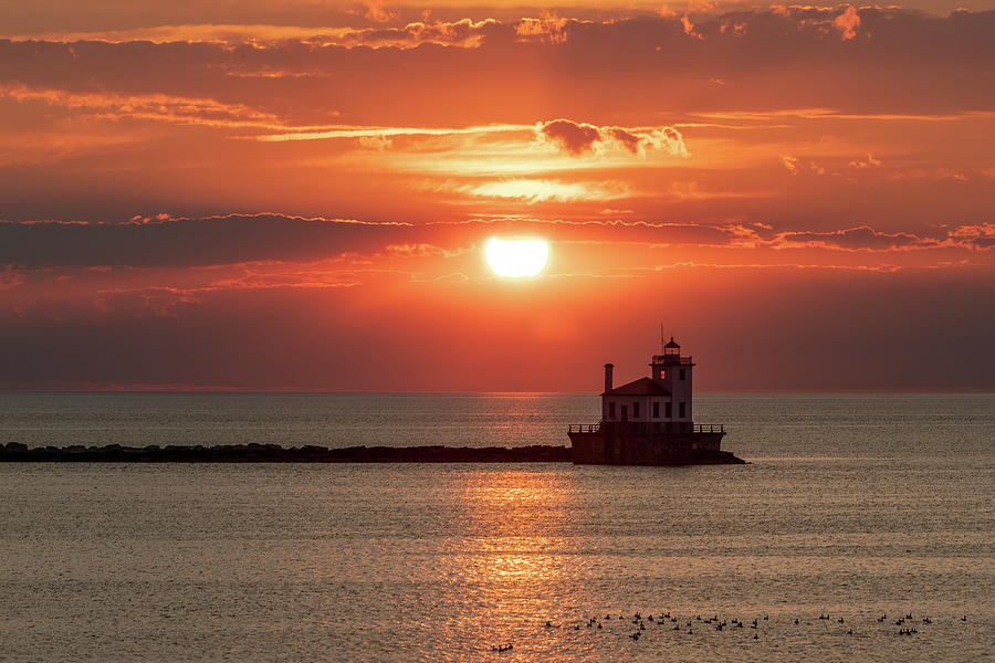 Lighthouse Photograph - West Pierhead Sunset by Rod Best