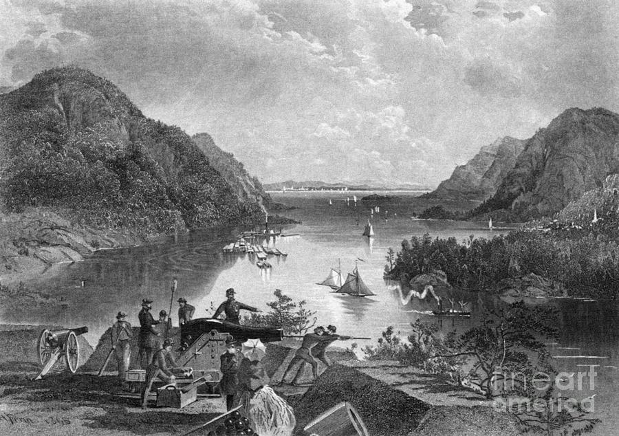 West Point, 1874 Drawing by S V Hunt and Harry Fenn