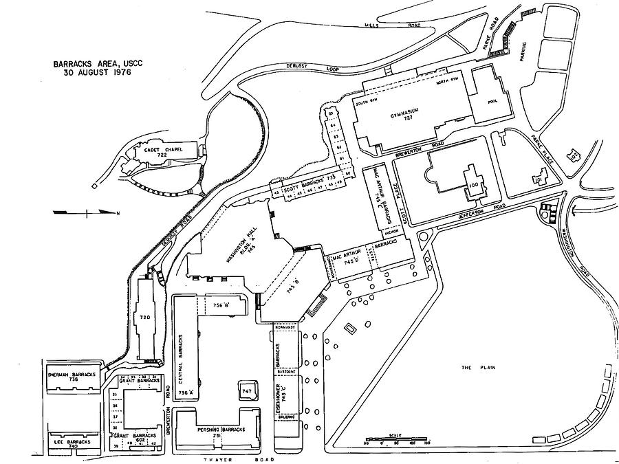 West Point Barracks Cadet Area Drawing by Dustin Navarro - Fine Art America