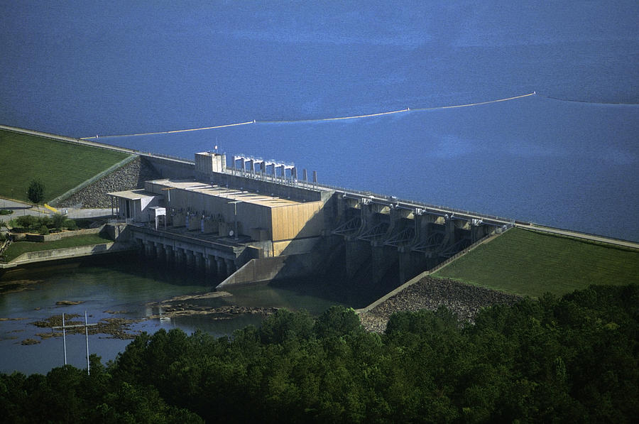 West Point hydroelectric dam, Georgia, USA Photograph by Glowimages