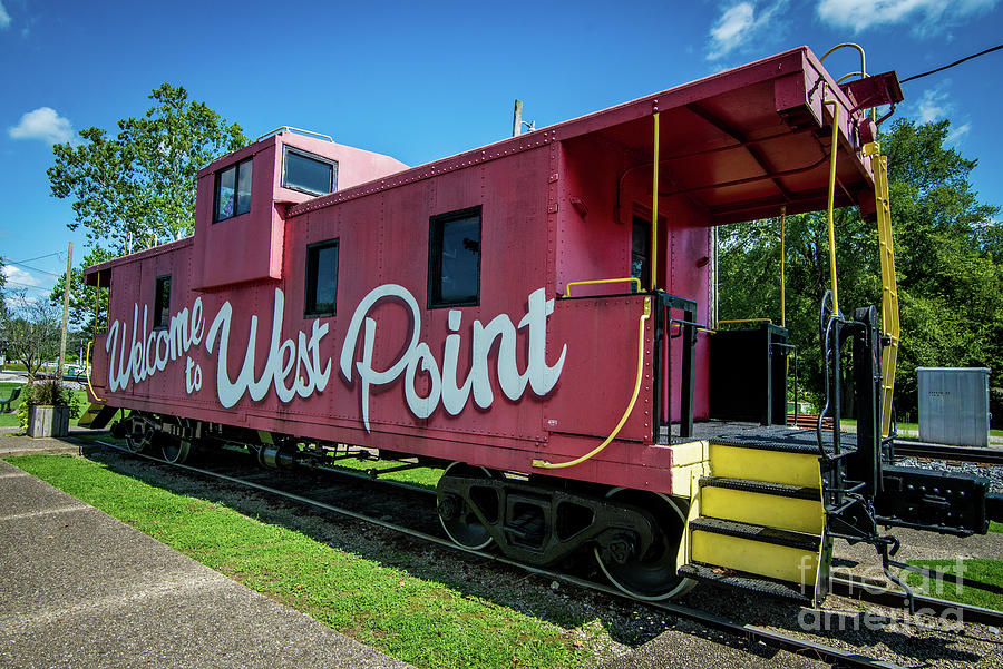 West Point Kentucky Train Car Photograph by Gary Whitton