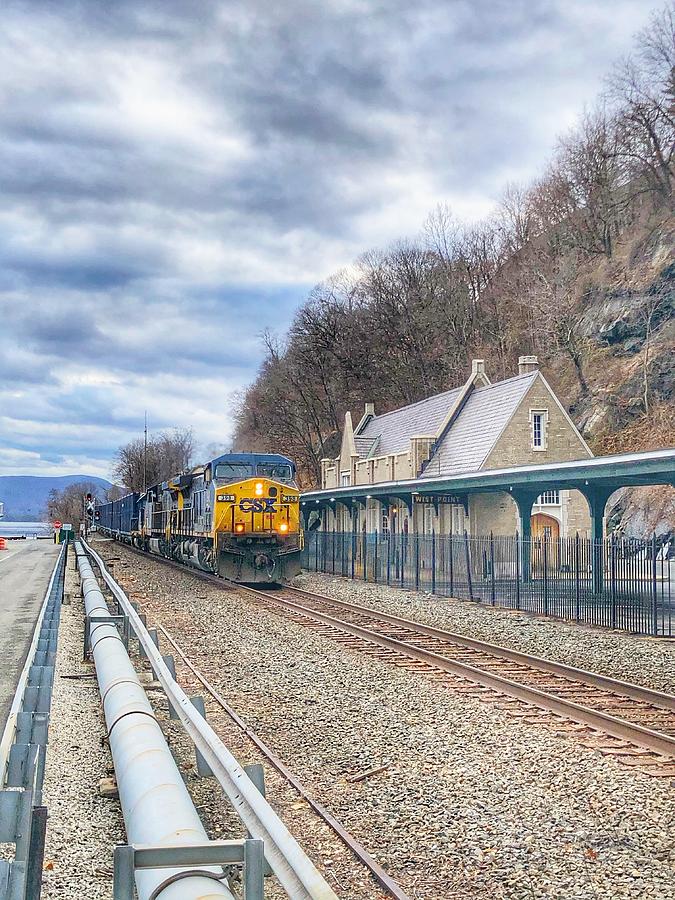 West Point Train Station Photograph by William E Rogers - Fine Art America