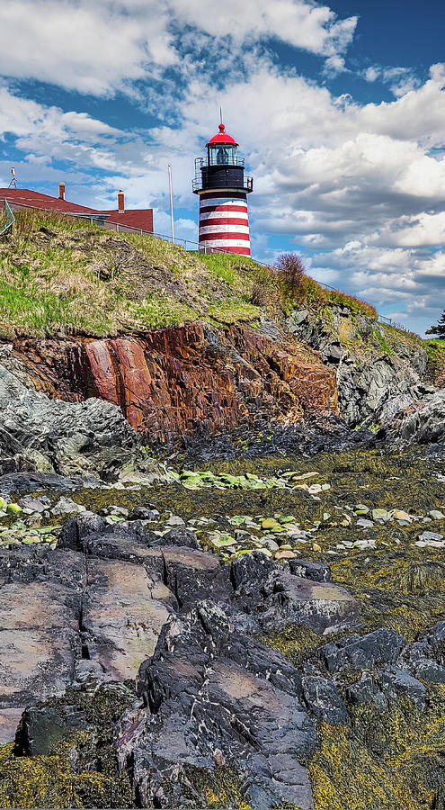West Quoddy Head Lighthouse 2 Photograph by Ron Long Ltd Photography