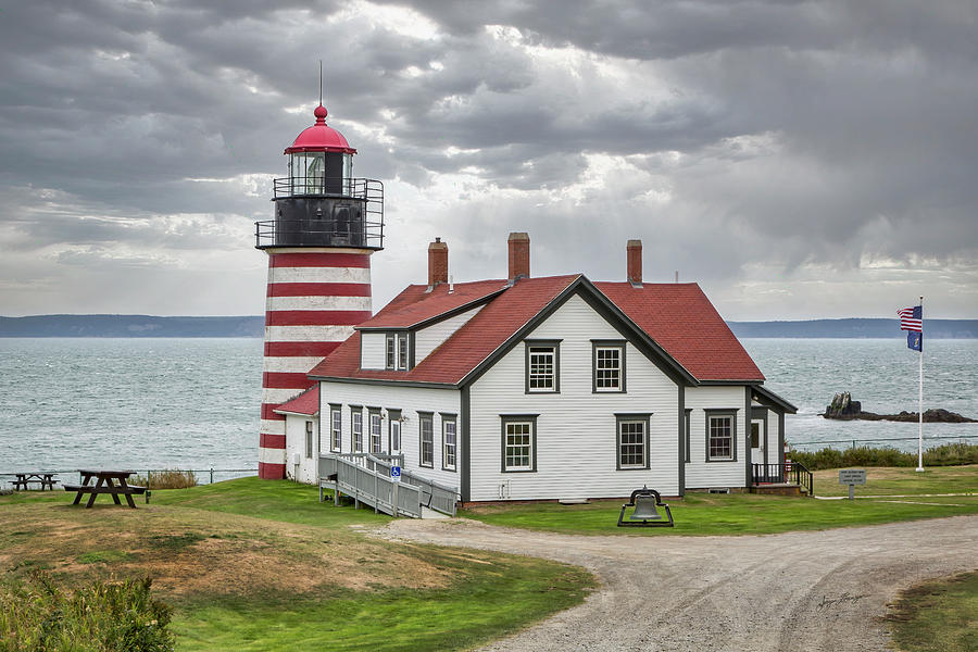 West Quoddy Head Lighthouse Photograph by Jurgen Lorenzen