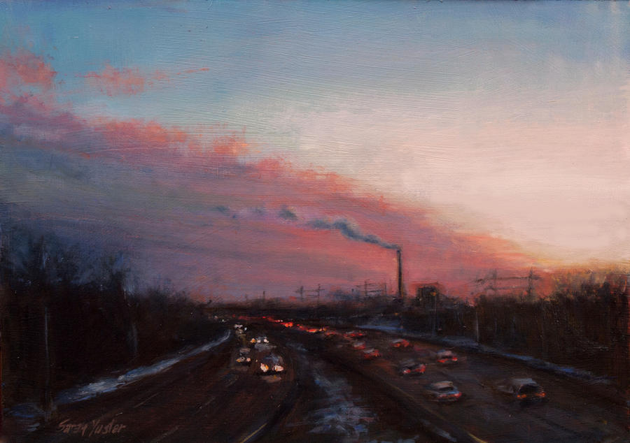 West Shore Expressway - Study Painting