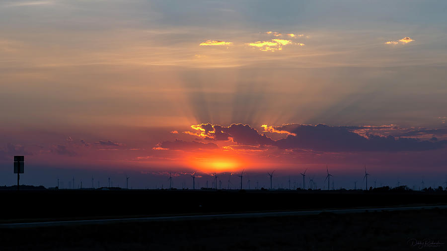 West Texas Sunset Photograph by Debby Richards