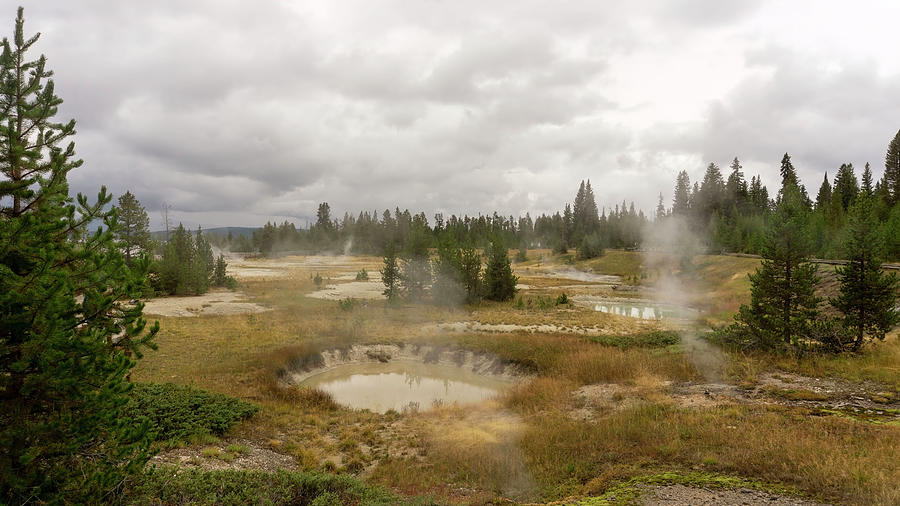 West Thumb Geyser Basin 1220 120 Photograph by Cathy Anderson