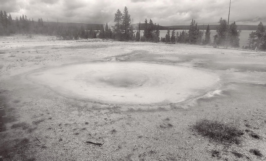 West Thumb Geyser Basin BW 1220  Photograph by Cathy Anderson