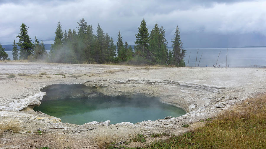 West Thumb Geyser Basin Photograph by Cathy Anderson