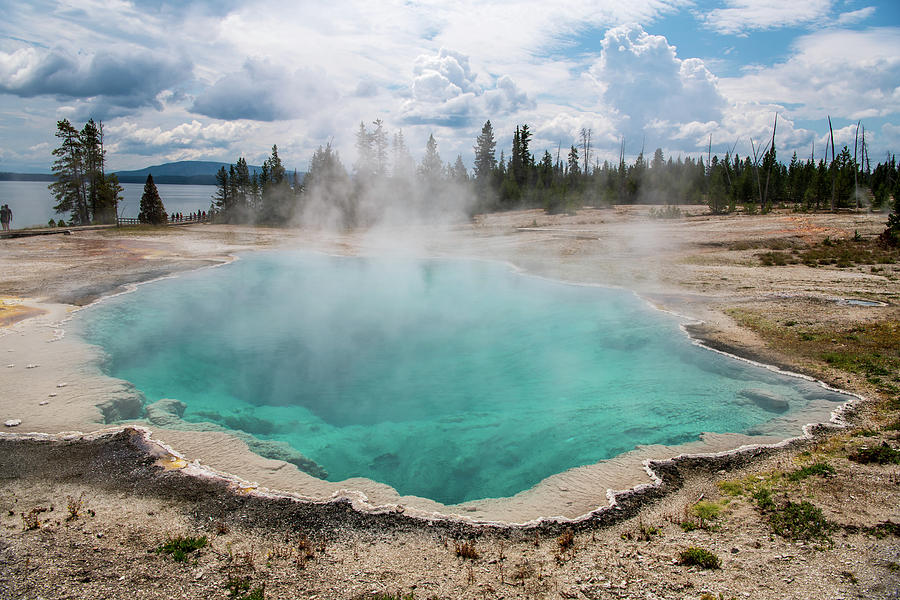 West Thumb Geyser Basin Photograph By Rose Guinther - Pixels