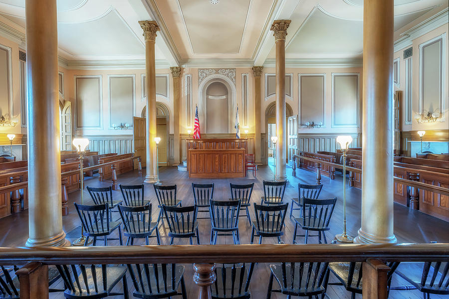 West Virginia Independence Hall Courtroom Photograph by Susan Rissi Tregoning