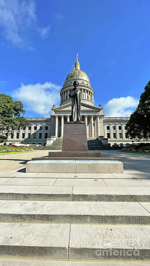 West Virginia State Capitol in Charleston 2582 Photograph by Jack Schultz