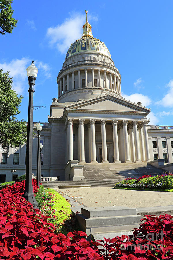 West Virginia State Capitol in Charleston 8084 Photograph by Jack Schultz