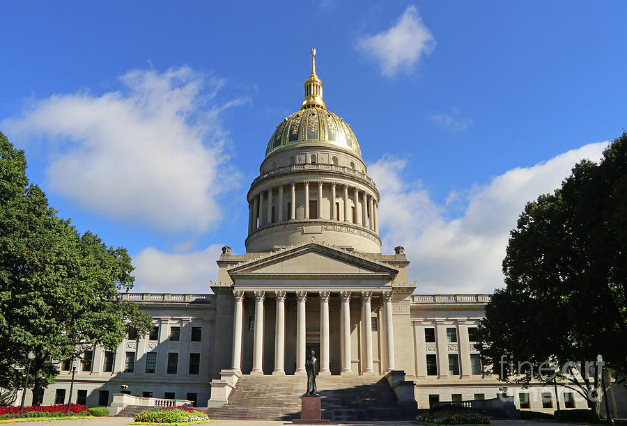 West Virginia State Capitol in Charleston 8090 Photograph by Jack Schultz