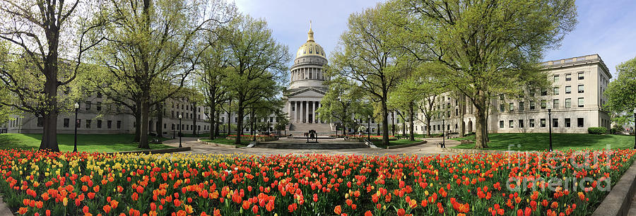 West Virginia State Capitol Panorama 2730 Photograph by Jack Schultz