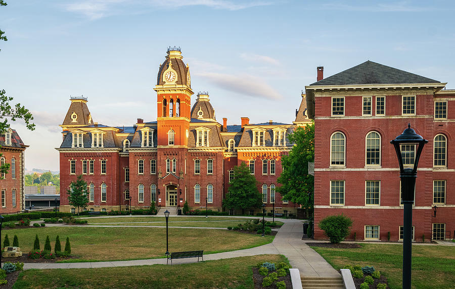 West Virginia University Campus Morning Photograph by Aaron Geraud ...