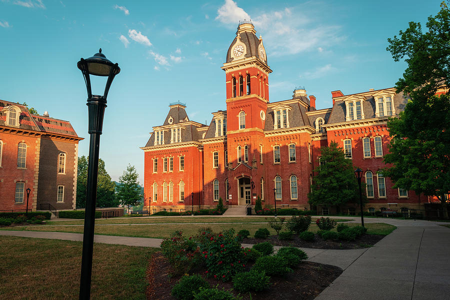 West Virginia University Campus Print Daybreak Photograph by Aaron ...