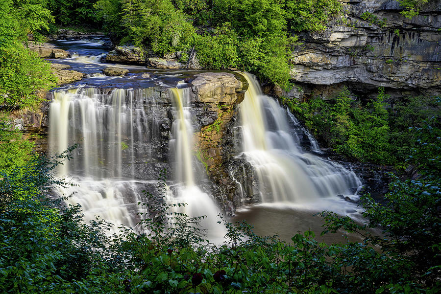 West Virginias Blackwater Falls Photograph by Lori Coleman