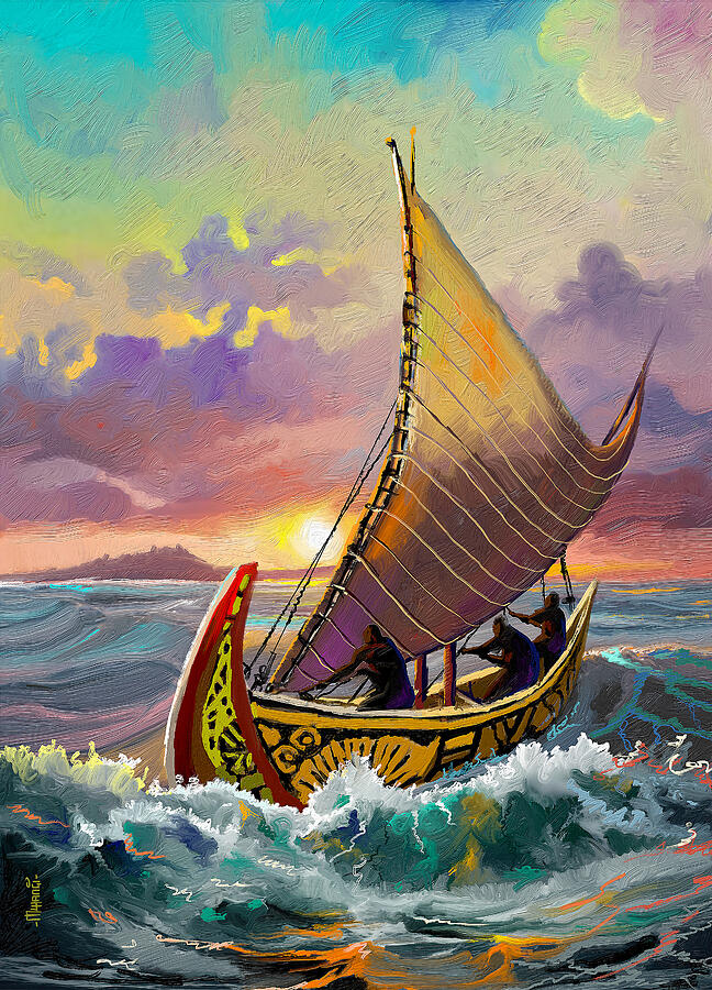 West Wind to HAWAII Painting by Anthony Mwangi West Wind to HAWAII Painting by Anthony Mwangi