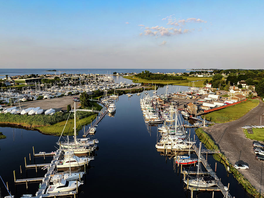 Westbrook marina Photograph by Paul Coco - Pixels