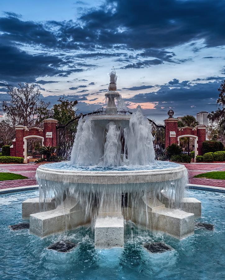 Westcott Memorial Building Fountain Photograph by Mountain Dreams - Pixels