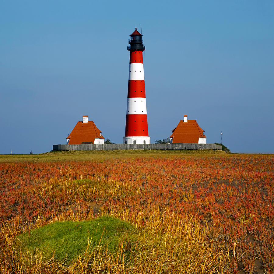 Westerhever Lighthouse Photograph by LucynaKoch