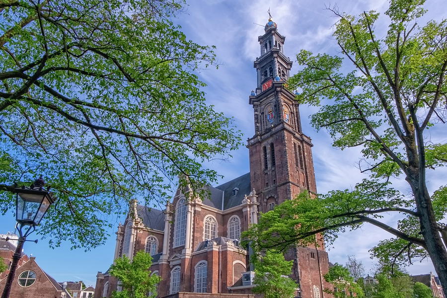 Westerkerk church in Amsterdam, Netherlands Photograph by Elenarts - Elena Duvernay photo