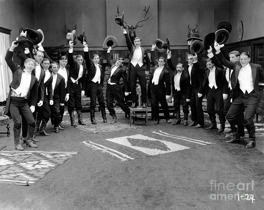 Western Blood with Tom Mix 1918 Photograph by Sad Hill - Bizarre Los Angeles Archive