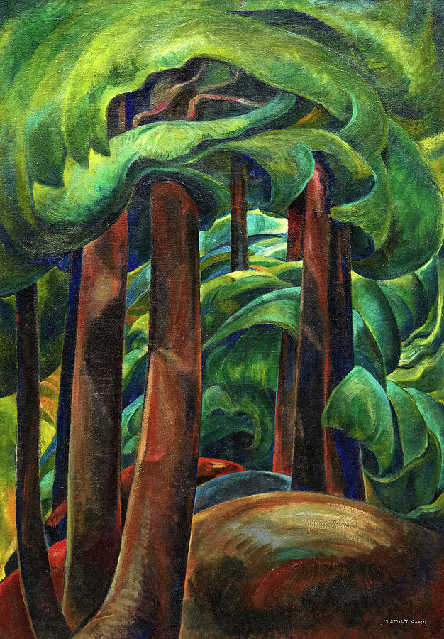 Western Forest, 1931 Painting by Emily Carr