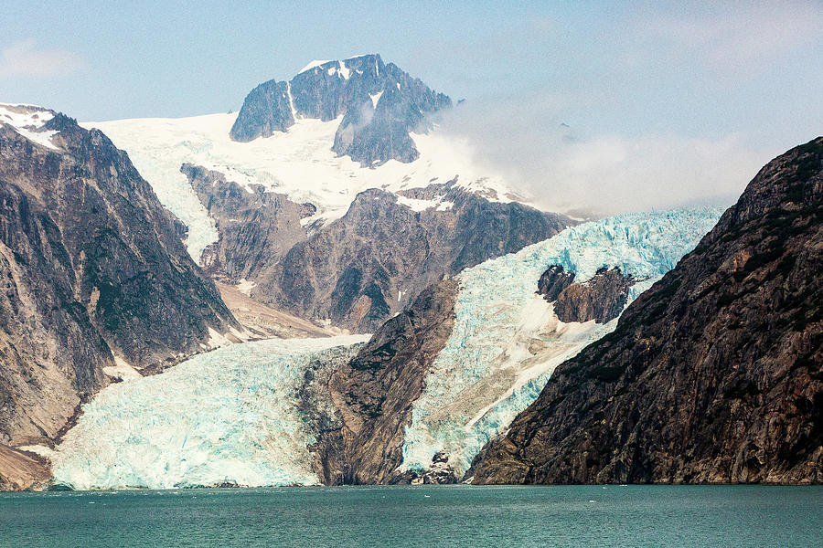 Western Glacier in Alaska Photograph by Terri Morris
