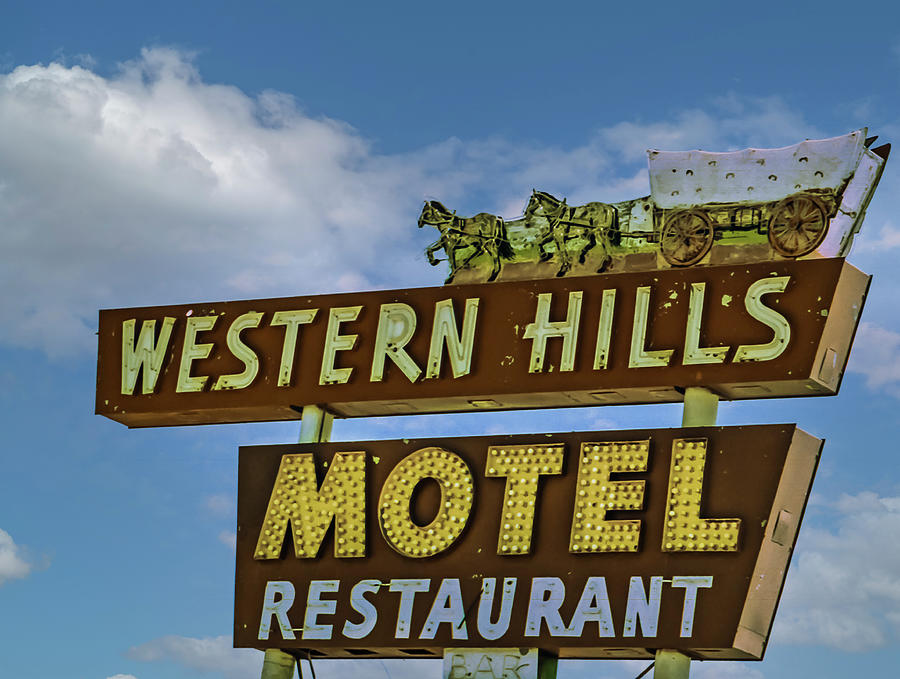 Western Hills Motel Photograph by Matthew Bamberg